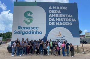 Universitários visitam canteiro de obras e conhecem projeto Renasce Salgadinho