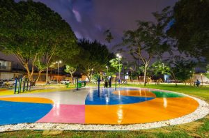 Praça Eurico de Mendonça Fernandes recebe iluminação em LED, informa Sima