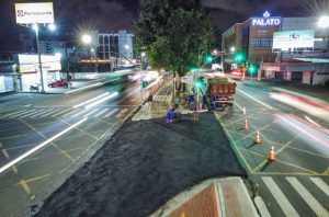 Retorno do Ibama será interditado para serviços de pavimentação da ciclovia, informa SMTT