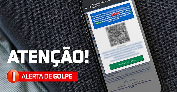 Golpe: criminosos usam WhatsApp para envio de link falso sobre pagamento do IPVA 2023 via Pix