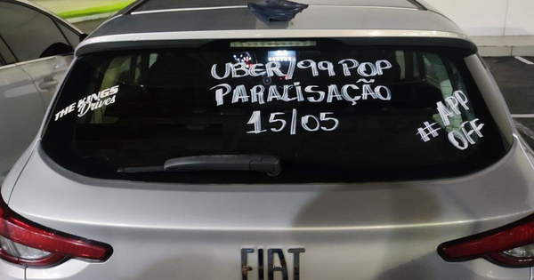 Um dia sem “Uber”: motoristas de app fazem greve geral nesta segunda-feira, 15