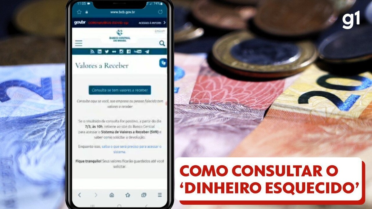 Dinheiro esquecido: R$ 7,5 bilhões ainda podem ser resgatados em sistema do Banco Central