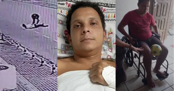 Vídeos: DJ, vítima de tentativa de latrocínio em Maceió, precisa de sessões de fisioterapia para voltar a andar 