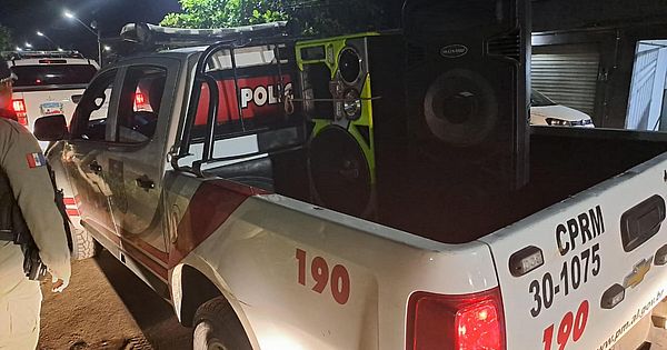 Base do Sossego: polícia apreende dez equipamentos sonoros no final de semana