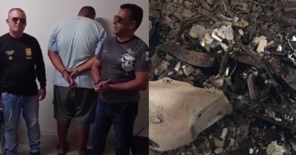 Suspeito de incendiar casa e moto de trabalhadora de reciclagem é preso no Sertão