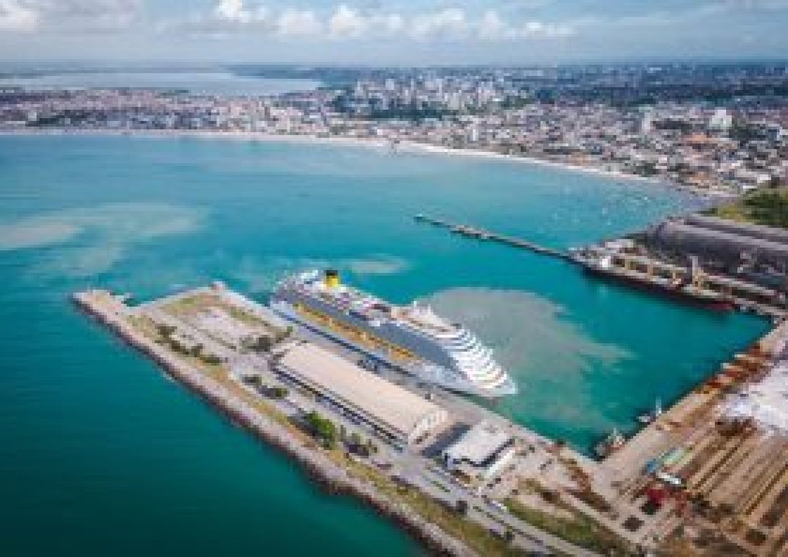 Navio MSC Grandiosa deve atracar no Porto de Maceió nesta quarta-feira (3) com mais de seis mil passageiros