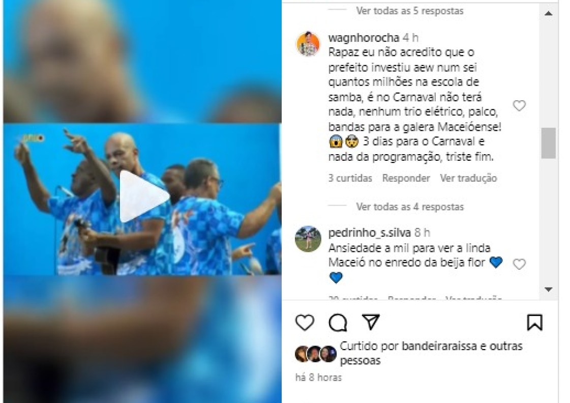 Braskem e Beija-Flor juntos no BBB; prefeitura de Maceió comemora, a população protesta