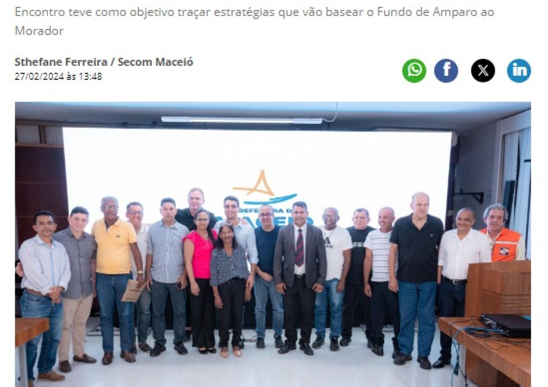 Prefeitura de Maceió exclui vítimas em “reunião encenada” sobre o Fundo de Amparo ao Morador