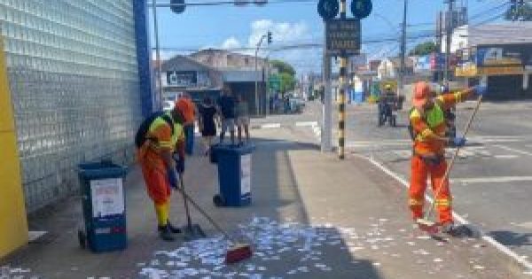 Prefeitura de Maceió intensifica limpeza próximo aos locais de votação, neste domingo de eleições municipais